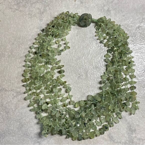 Multistrand gemstone necklace  - Picture 1 of 5